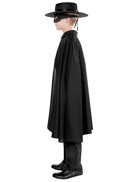 Zorro costume with mask for kids